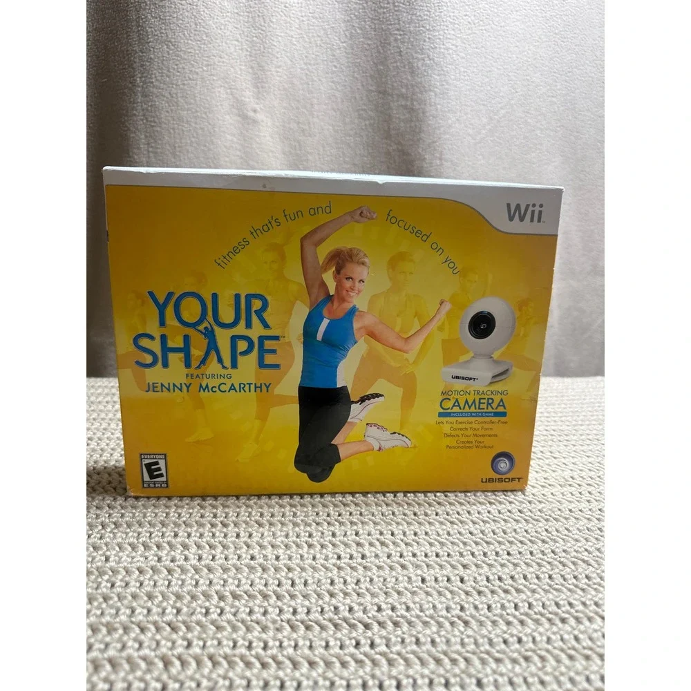 Nintendo Wii Your Shape Jenny McCarthy with Motion Tracking Camera New Sealed